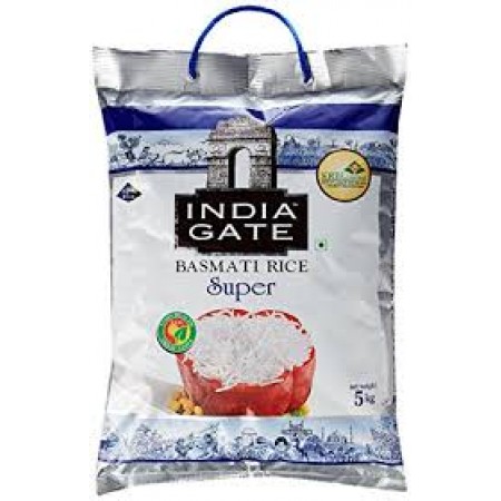 INDIA GATE SUPER BASMATI RICE-5KG+1.2KG